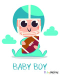 Football Baby - canvasnior