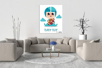 Football Baby - canvasnior