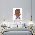 Bear Hoops - canvasnior