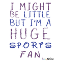 My Little Sports Fan - canvasnior