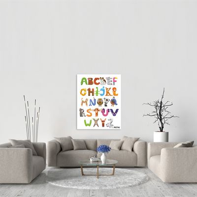 Alphabet Animal - canvasnior