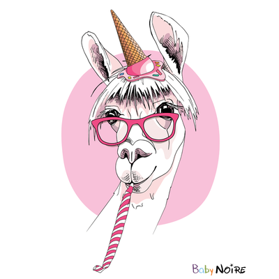 Giraffe & lama Bundle - canvasnior