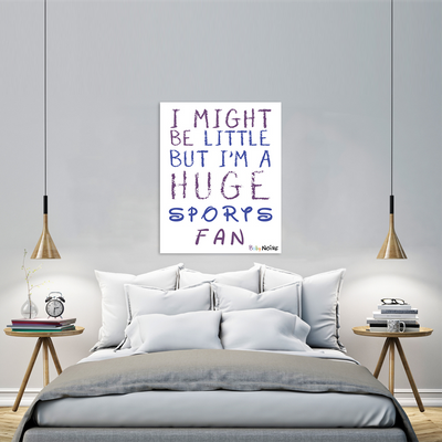 My Little Sports Fan - canvasnior