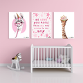 Giraffe & lama Bundle - canvasnior